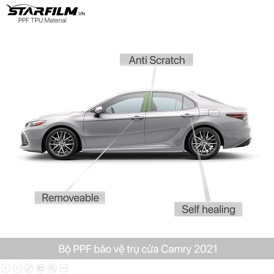 TOYOTA CAMRY 2021  PF TPU Self-healing exterior STARFILM (PREMIUM)